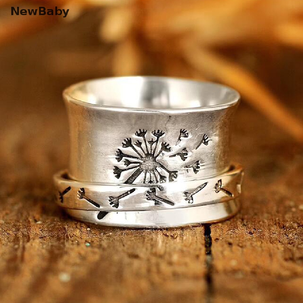 Newbaby Mainan Fidget Spinner Bentuk Bunga Dandelion Anti Stress Untuk Anak Lakilakiperempuan