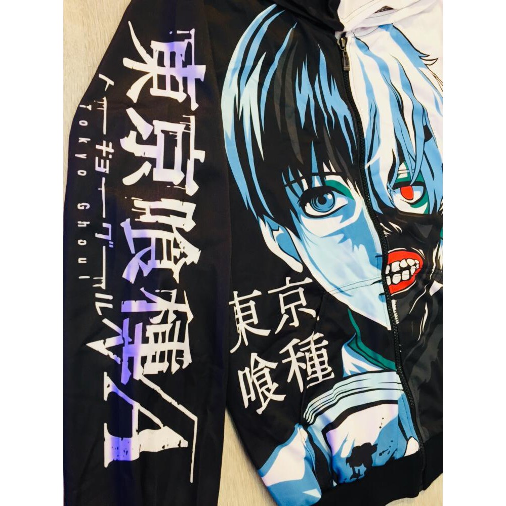 Jaket Kaneki Ultimate Tokyo Ghoul Adidas Poly