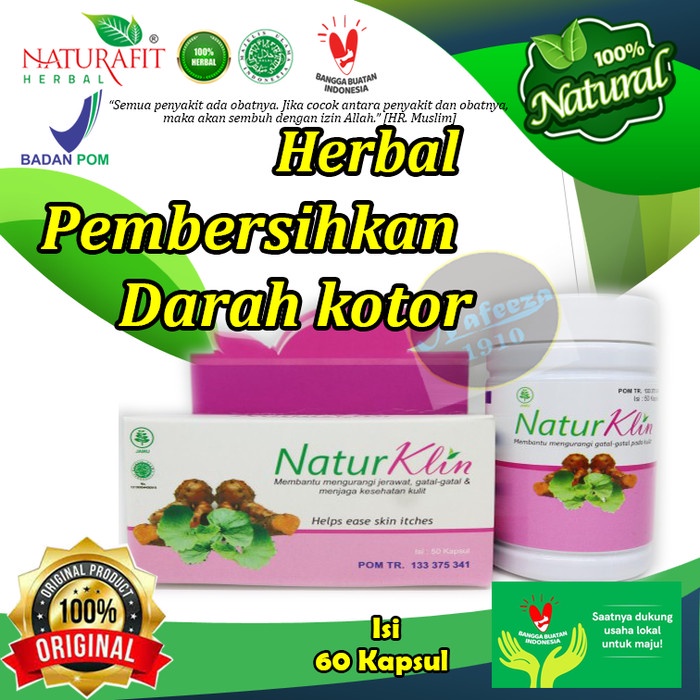 OBAT HERBAL UNTUK BISUL NATURKLIN 50 KAPSUL - Obat herbal bisul alami/Obat herbal bisul/obat bisul h