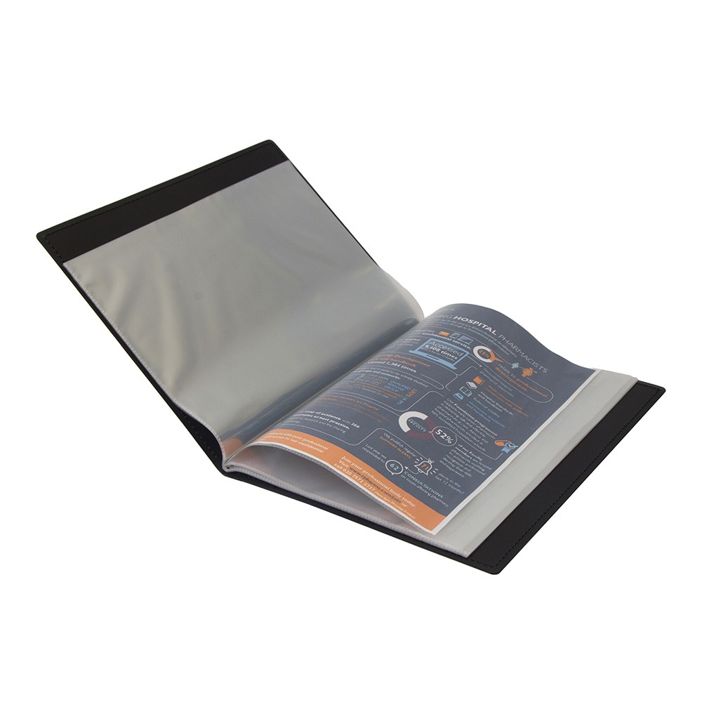 

Bantex Exclusive Display Book Folio (24 Pockets) Black - Ref.8821 10