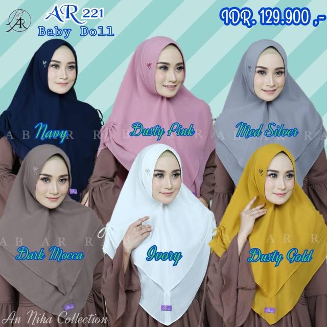 Hijab Ar Rafi : AR 221 khimar