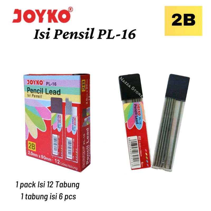 

JOYKO Pencil Lead / Isi ulang pensil mekanik PL-16 dan PL-11 1 tabung