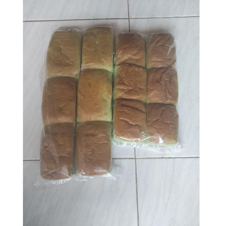 

ぁ Roti Kukus Panggang Hijau | isi 6pcs 40cm | Roti Kadet | Hijau Pandan | ROKUPANG ⇟