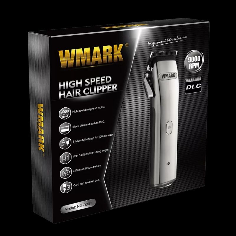 Mesin cukur rambut terbaik wmark ng 9001 full metal 9000rpm DLC