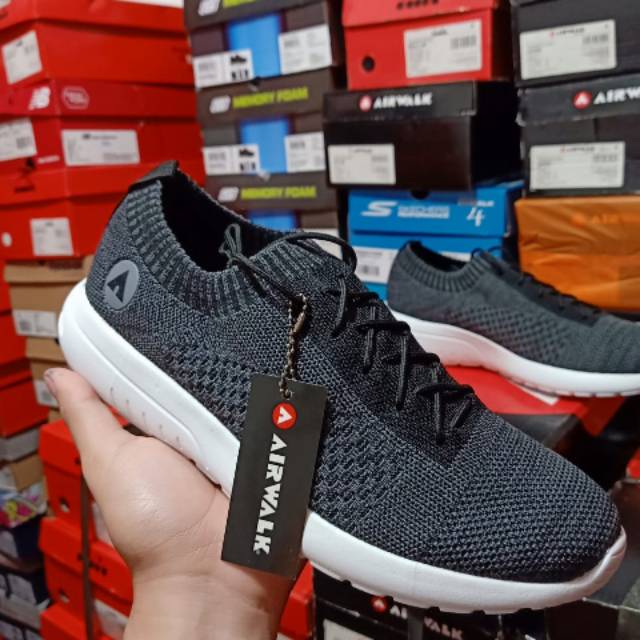 Sepatu Airwalk Ludwig Black Shopee Indonesia