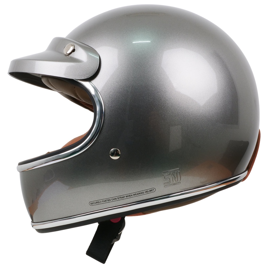 Helm Cargloss Cafe Racer Howard Smith - Silver Met