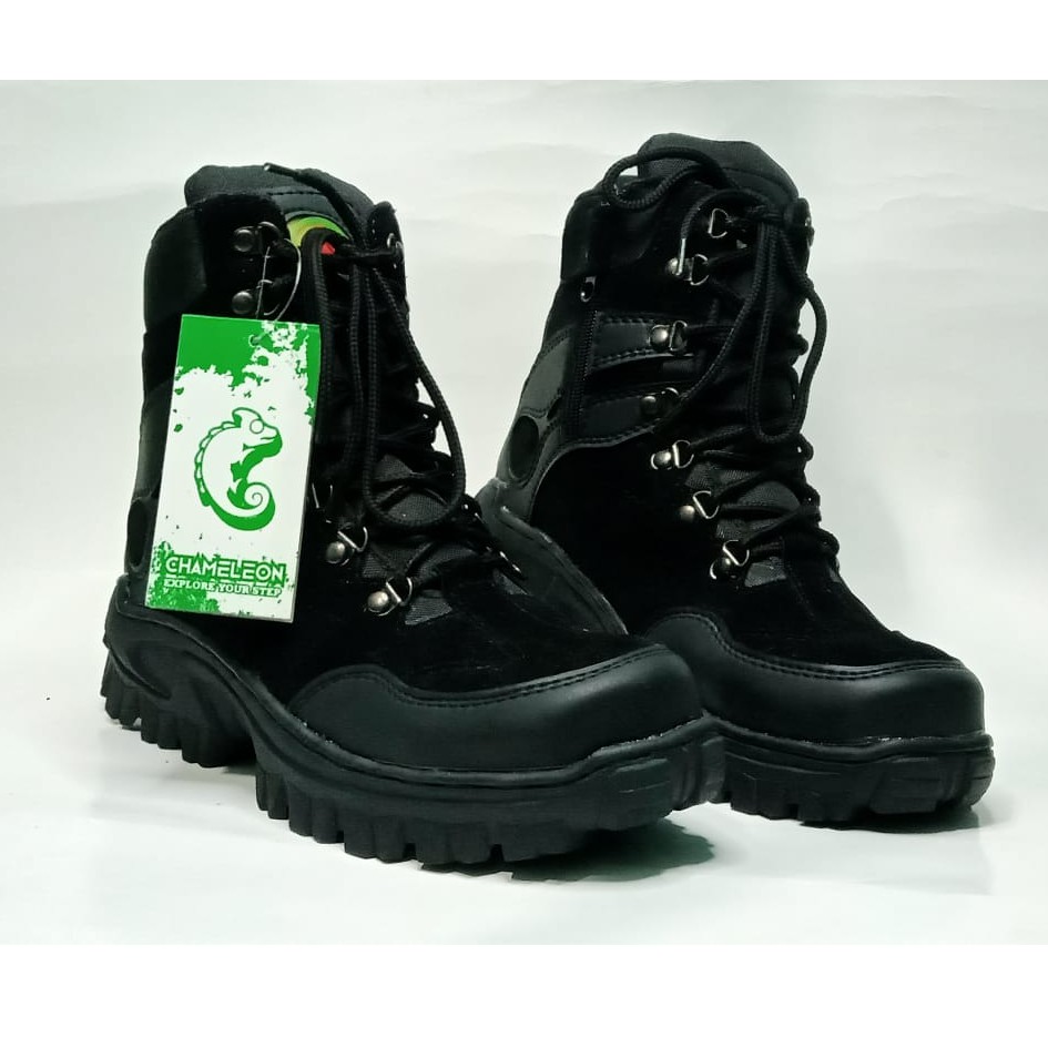 Sepatu Safety Boot Ujung Besi Rafele Hiking Outdoor Kerja Lapangan 7inc