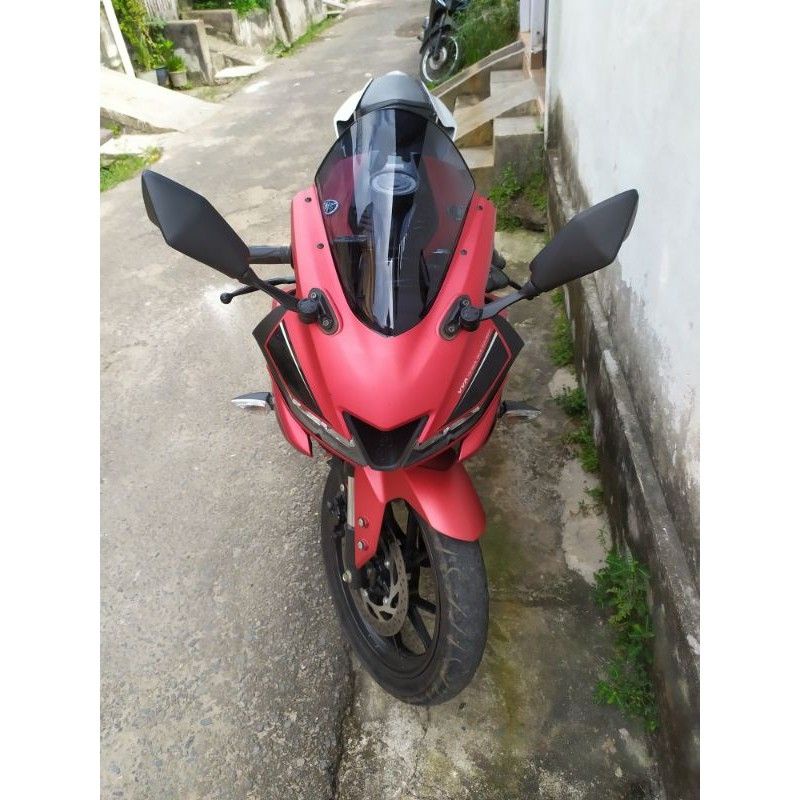 windshield jenong R15 V3 Visor jenong R15 V3 aksesoris R15 V3 + miror blanking