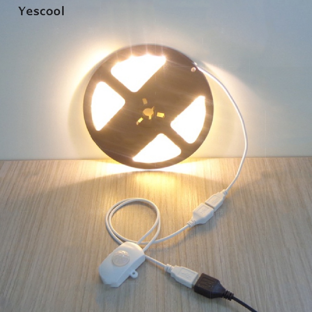 Yescool Switch Sensor Gerak PIR Inframerah DC 5 / 12 / 24V Untuk Lampu Strip