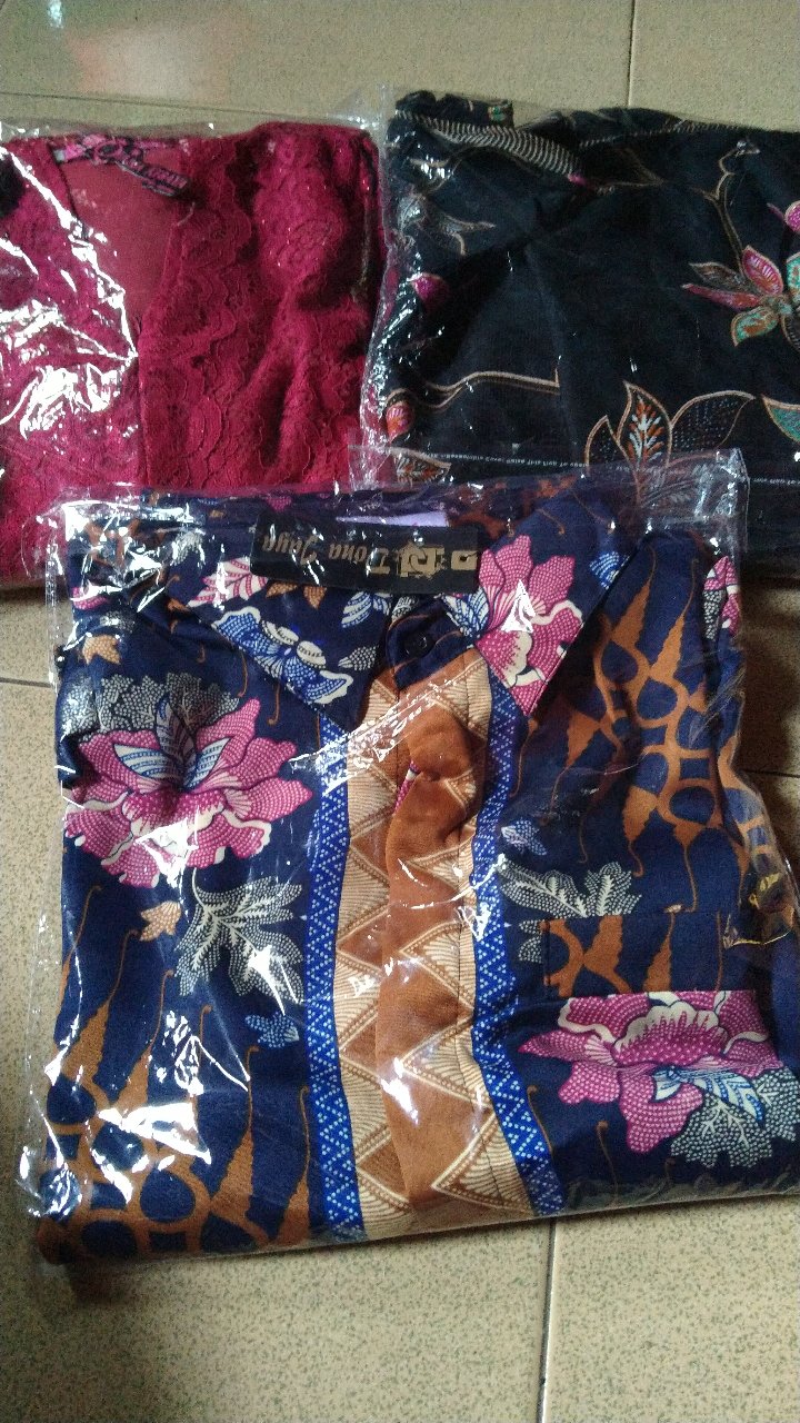 Couple Kebaya Brokat Peplum/kebaya Couple Murah/kebaya Set Rok Batik Couple