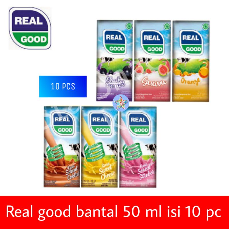 

Real Good bantal 50 ml isi 10bj