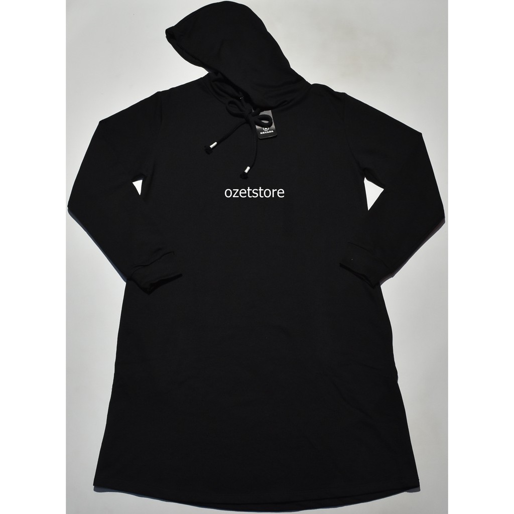 Sweater Tunik Hodie Nevada Hitam SNP03 ORIGINAL & REAL PICTURE