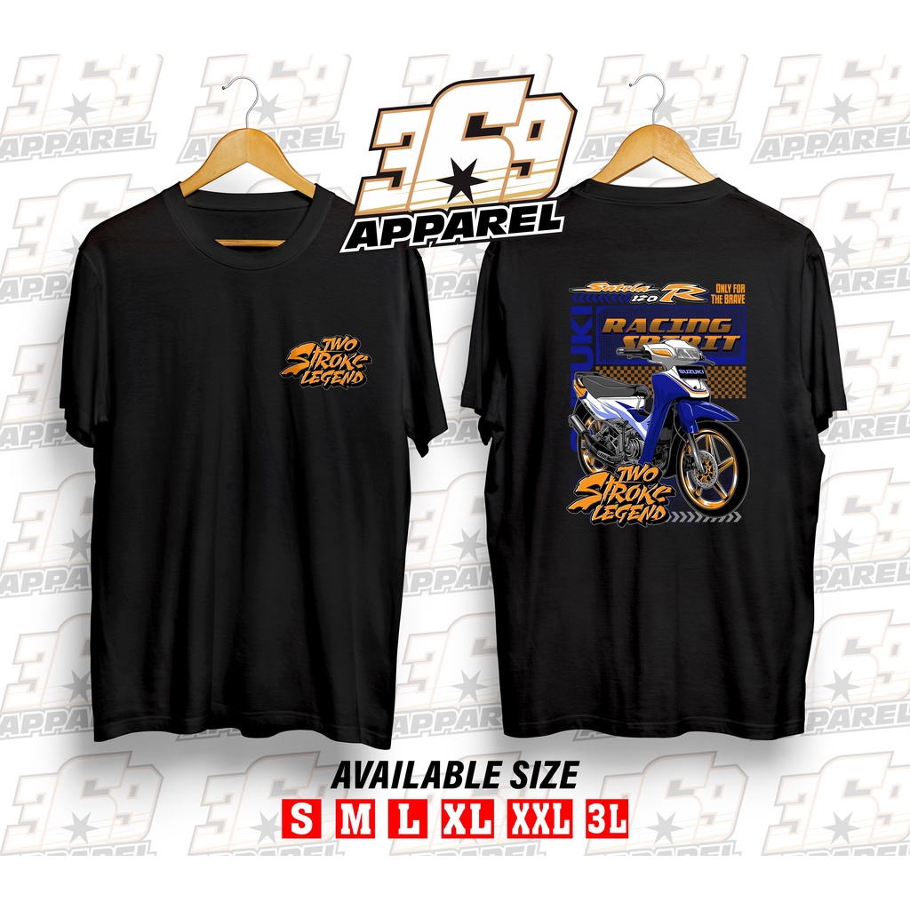 kaos otomotif motor SATRIA 2tak kaos katun combed 30s
