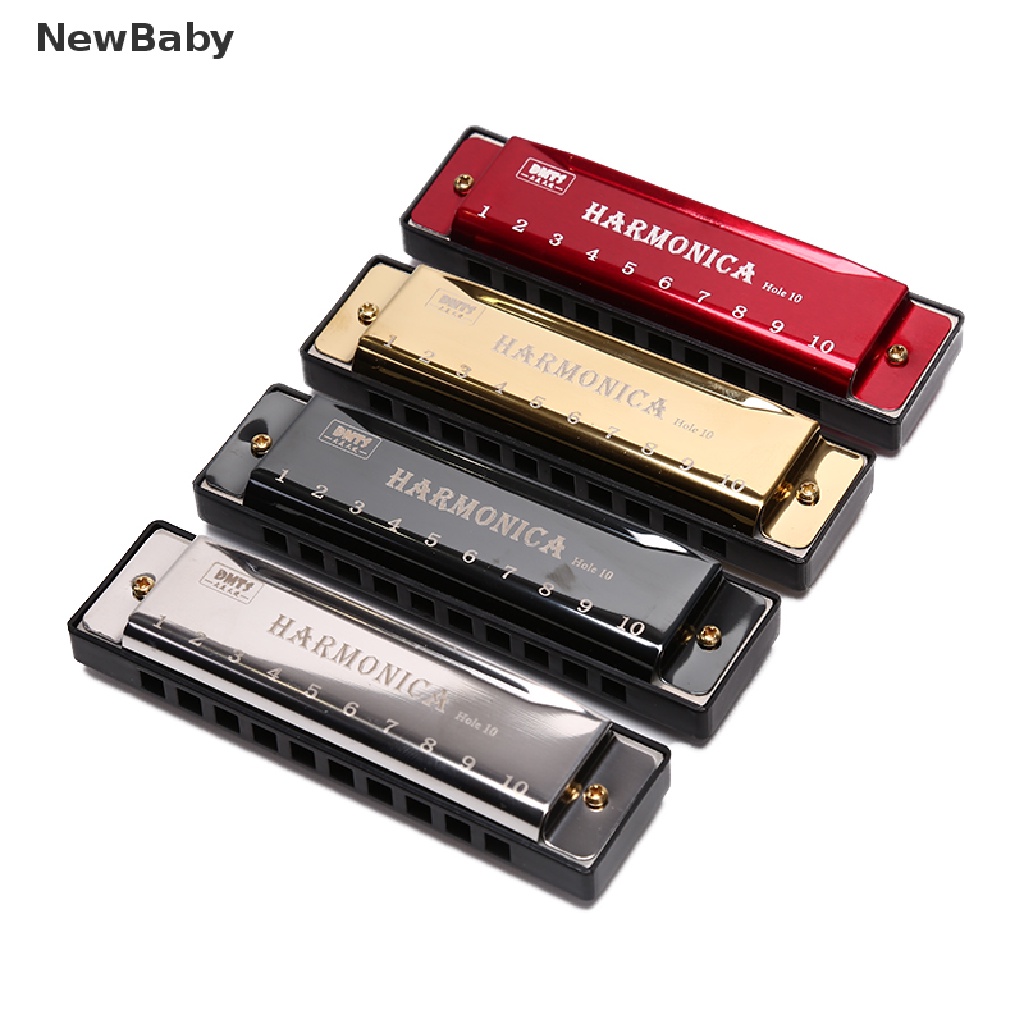 NewBaby 10 Hole Harmonica Mouth Organ Puzzle Musical Instrument Beginner Teaching  ID