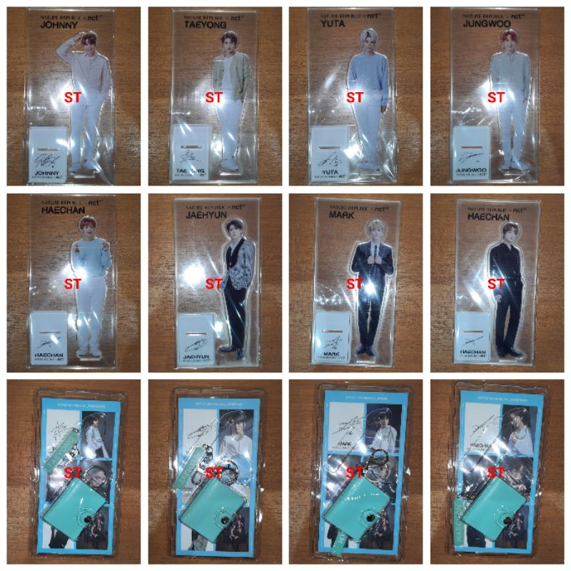 Standee NCT 127 x Nature Republic Black Suit Japan Version Taeil Johnny Taeyong Yuta Doyoung Jaehyun