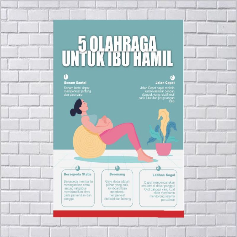 

Poster Kebidanan Olahraga Ibu Hamil