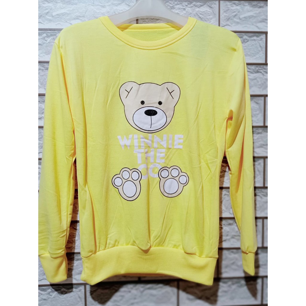 LEANA58 sweater wanita the pooh