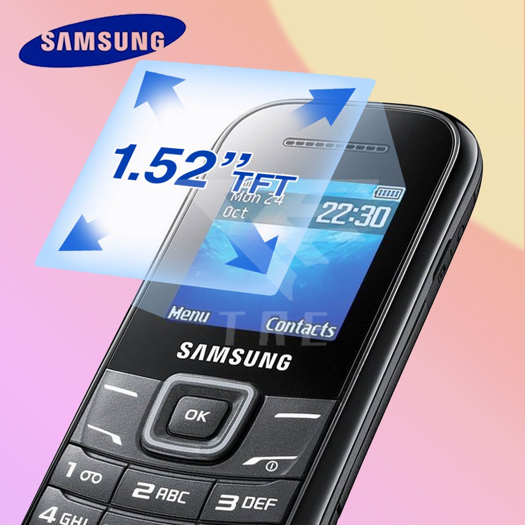 TRE Hp Samsung GSM GT E1200/E1205 Murah Baru Single Sim