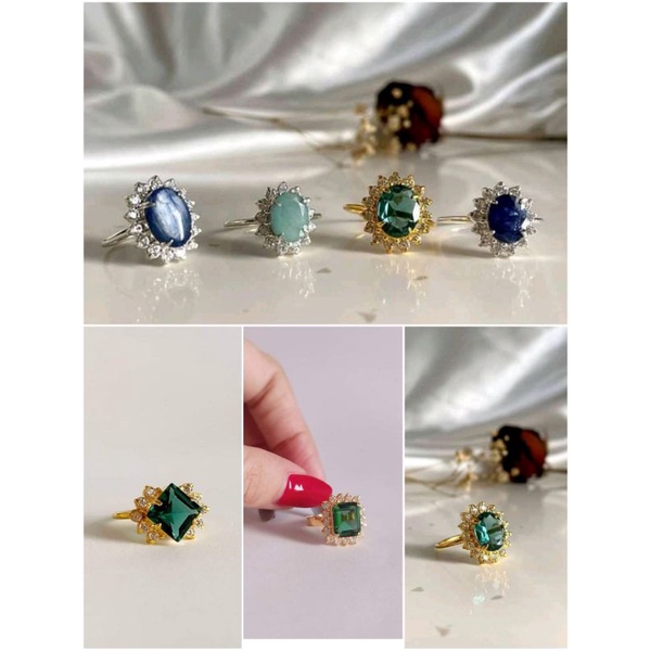 cincin batu permata cincin perak batu cincin perak lapis emas