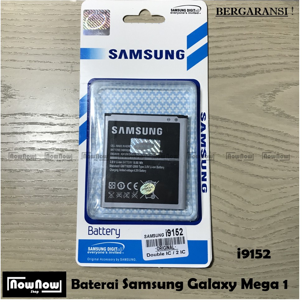 Baterai Samsung Galaxy Mega 1 5.8 Inch I9152 Original Batre Batrai Battery HP SEIN