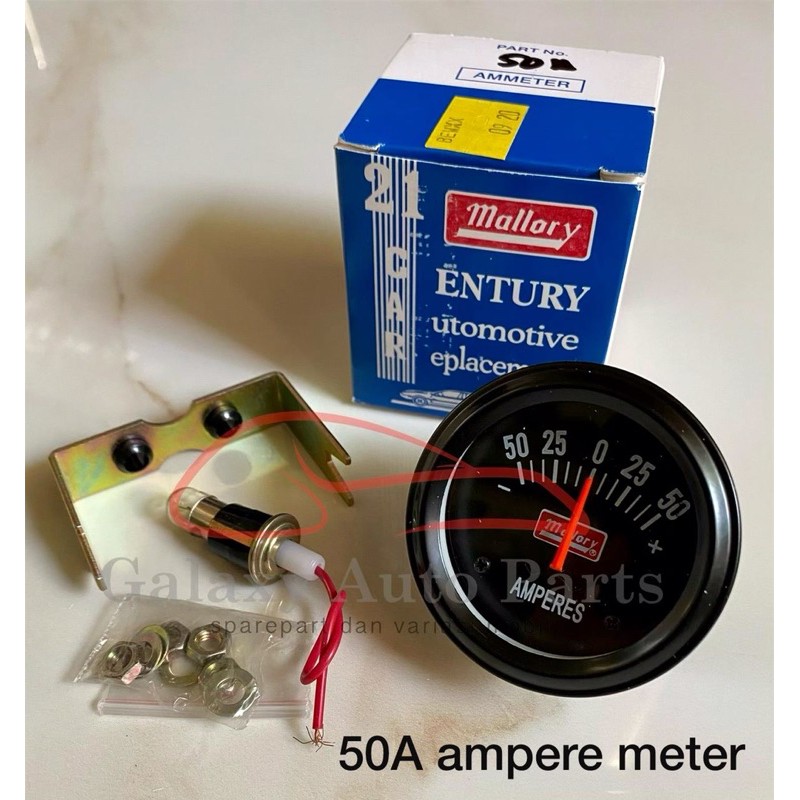 Ampere meter mobil universal 50a