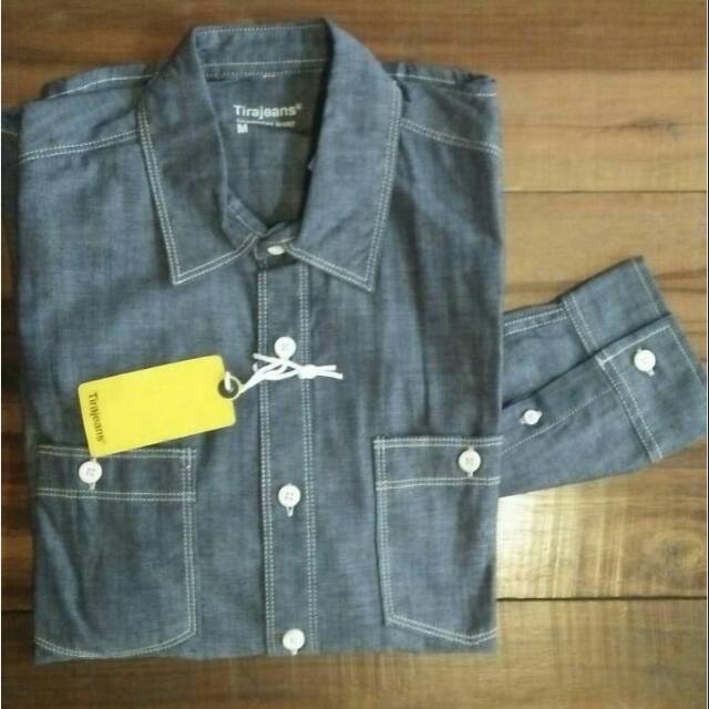 Kemeja jeans TIRA jeans original