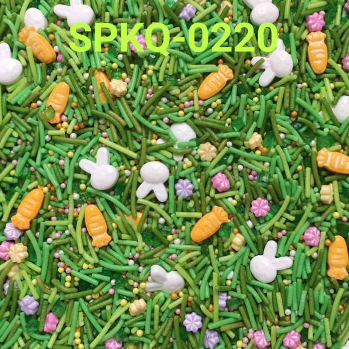 

SPKQ-0220 SPRINKLES SPRINKLE SPRINGKEL 250GR BUNNY RUMPUT WORTEL GRATIS ONGKIR