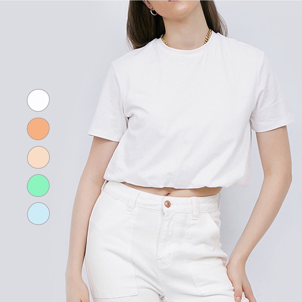 ODIVA Ciara Kaos Crop - 5 Warna
