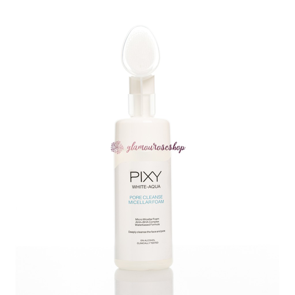 ❤️Glamouroseshop❤️ PIXY White-Aqua Pore Cleanse Micellar Foam 110 ml