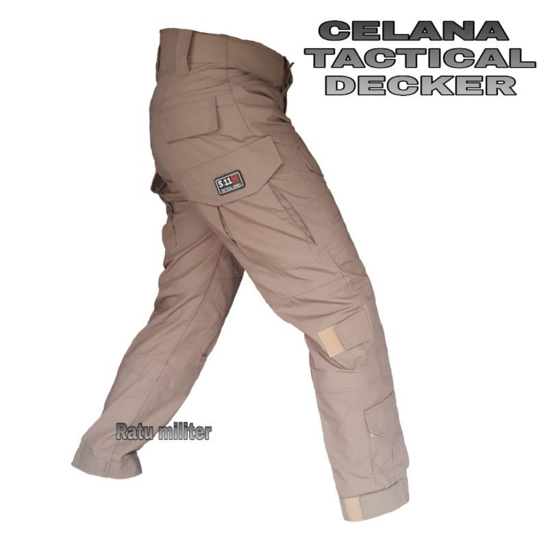Celana Tactical Decker krem - Ratu militer