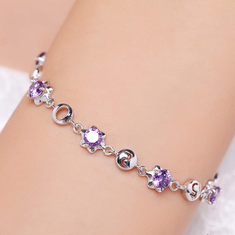 Gelang Bahan Silver Plated 925 Desain I Love You 520 Gaya Korea Untuk Wanita