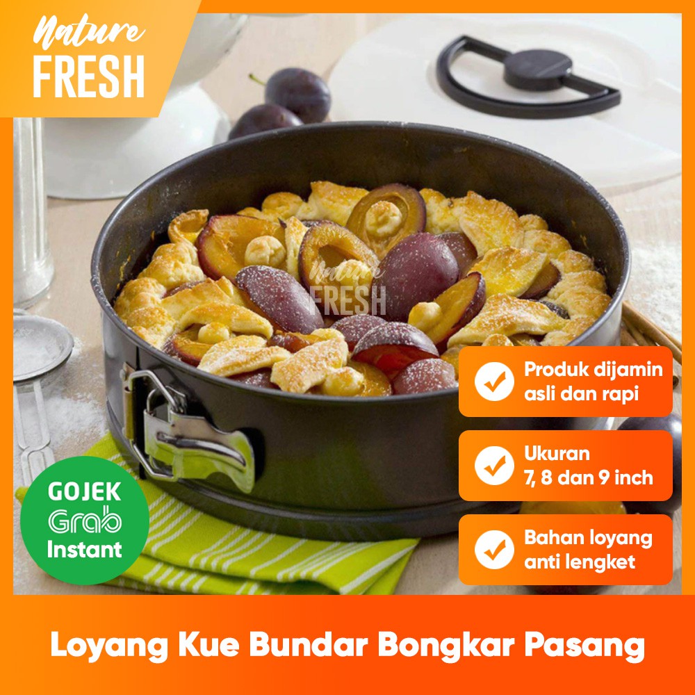 Loyang Kue Ulang Tahun Pernikahan Bongkar Pasang Anti Lengket Loyang Kue Bolu Cake Cetakan Bolu