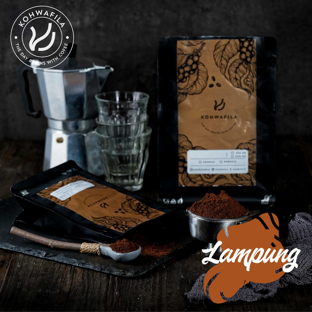 

Kopi Bubuk Lampung Robusta 250 gram