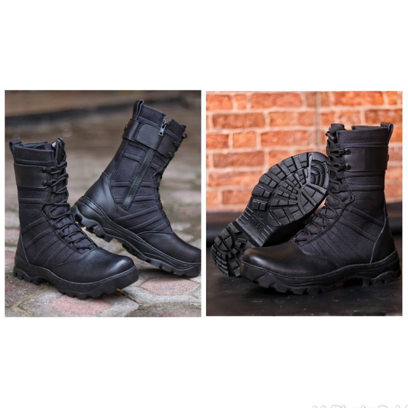 Sepatu PDL Mr Joe Weba l Sepatu Boots Pria Original Pdl Weba Kulit Asli