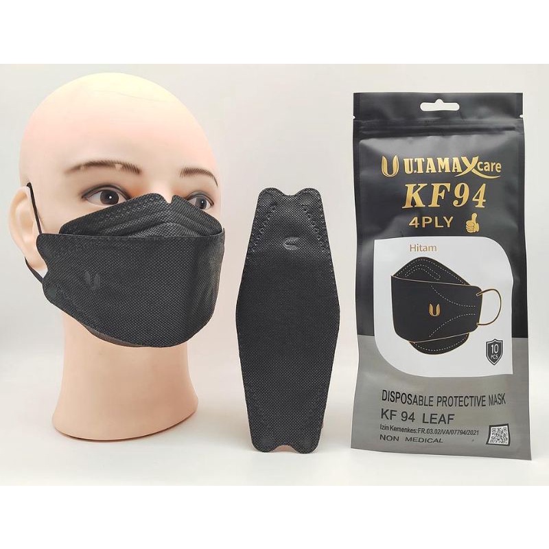 Masker KF 94 Careion Isi 10 pcs 4 ply Evo Korean style warna warni