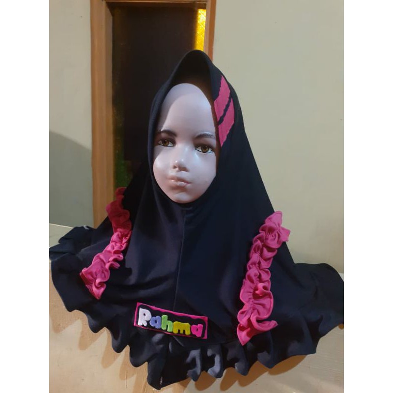 khimar reol pinggir