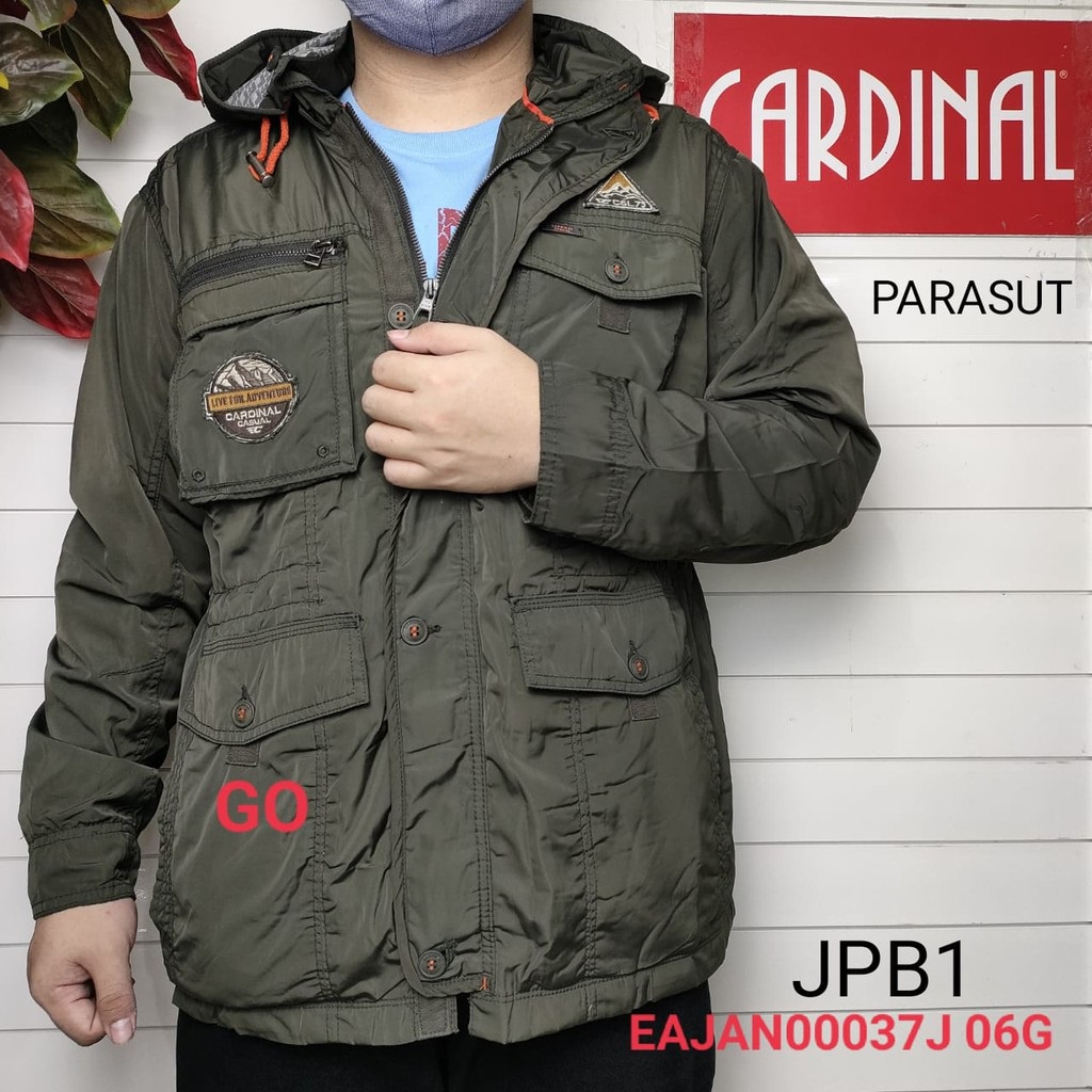 BB JPB CARDINAL JAKET PARASUT Cowok Casual Jaket Tebal Cowok Baru