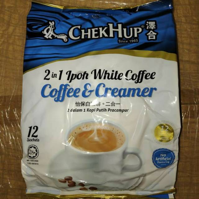 

Chek Hup 2 in 1 Ipoh White Coffee instant isi 12