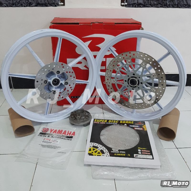 Velg pelek veleg RCB SP811 gold palang 8 yamaha new jupiter mx 135 double disc mx king satria fu son