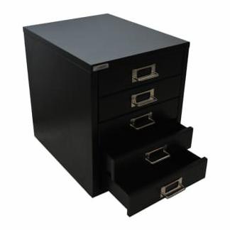 

Drawer laci kantor filling 5 tingkat 28x35x35 cm hitam berkualitas ok