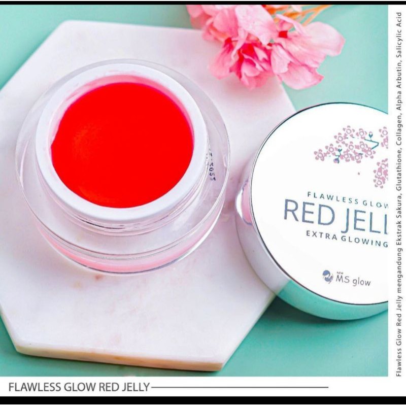 terlaris Red jelly ms glow 100% ORI ms glow red jelly