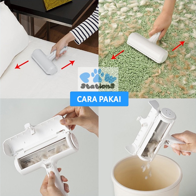 LINT ROLLER PEMBERSIH BULU HEWAN PET HAIR REMOVER