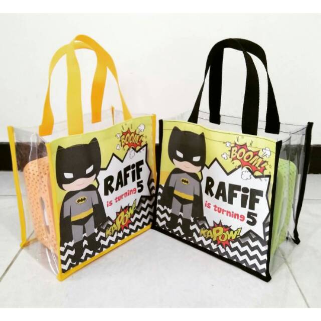 

Tas souvenir ulang tahun full mika batman