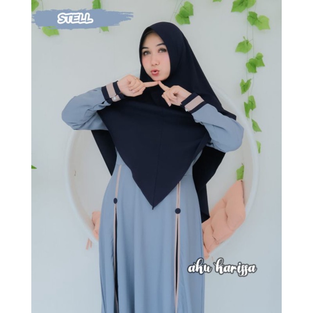 GAMIS AMEENA MUSLIMAH SYAR'I SET HIJAB ORIGINAL BRAND AKU KARISSA TERBARU 2022