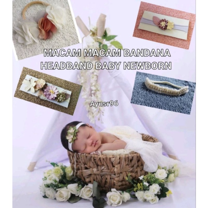 Baby Headband Bandana Bando Pita Bayi Anak