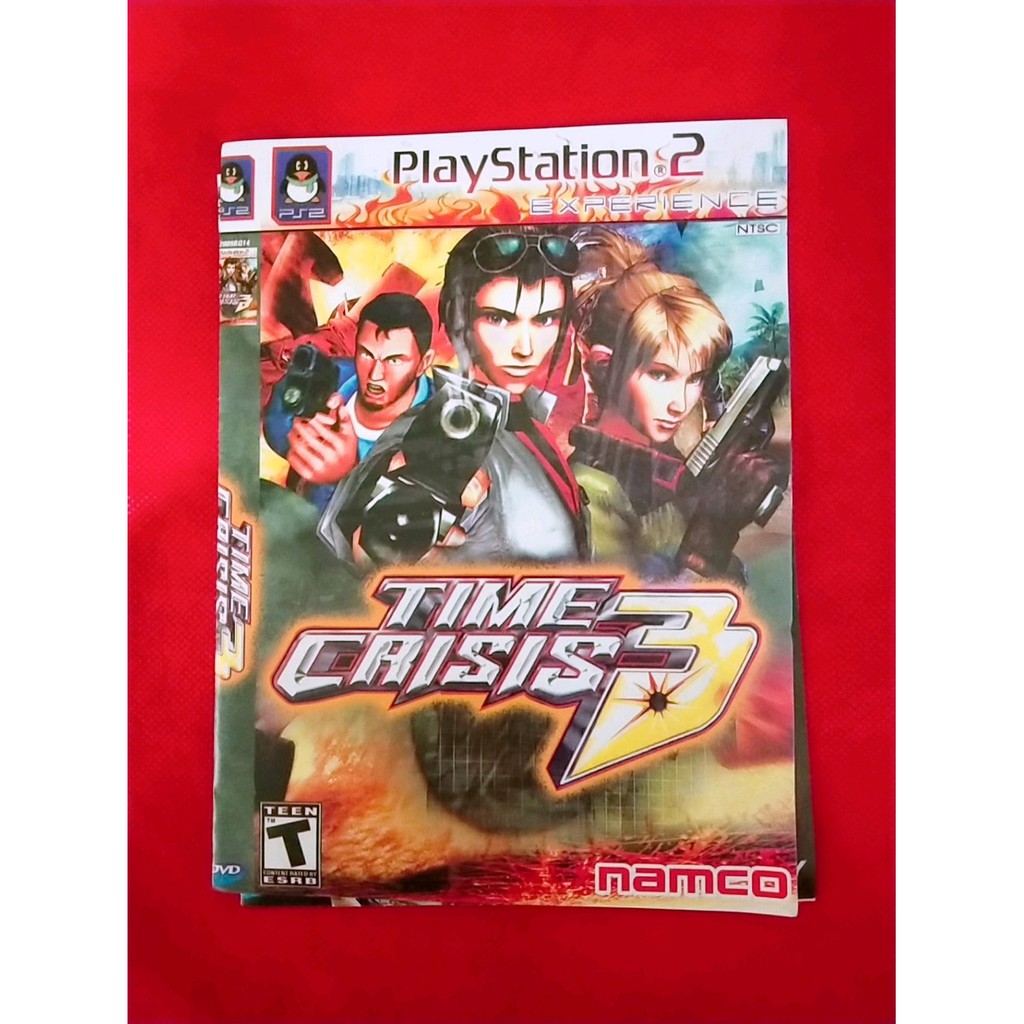 NEW KASET DVD VIDEO GAME PLAYSTATION PS2 TIME CRISIS TERLARIS
