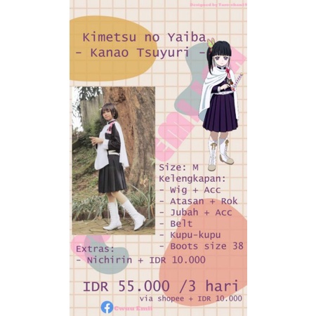 rental/sewa kostum kanao kny