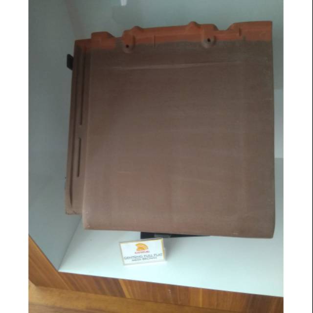 Genteng keramik kanmuri Full flat Medi Brown