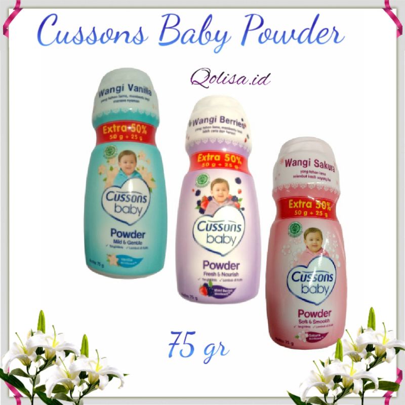 Bedak Cussons Baby Powder Bedak Bayi Cussons 75 gram