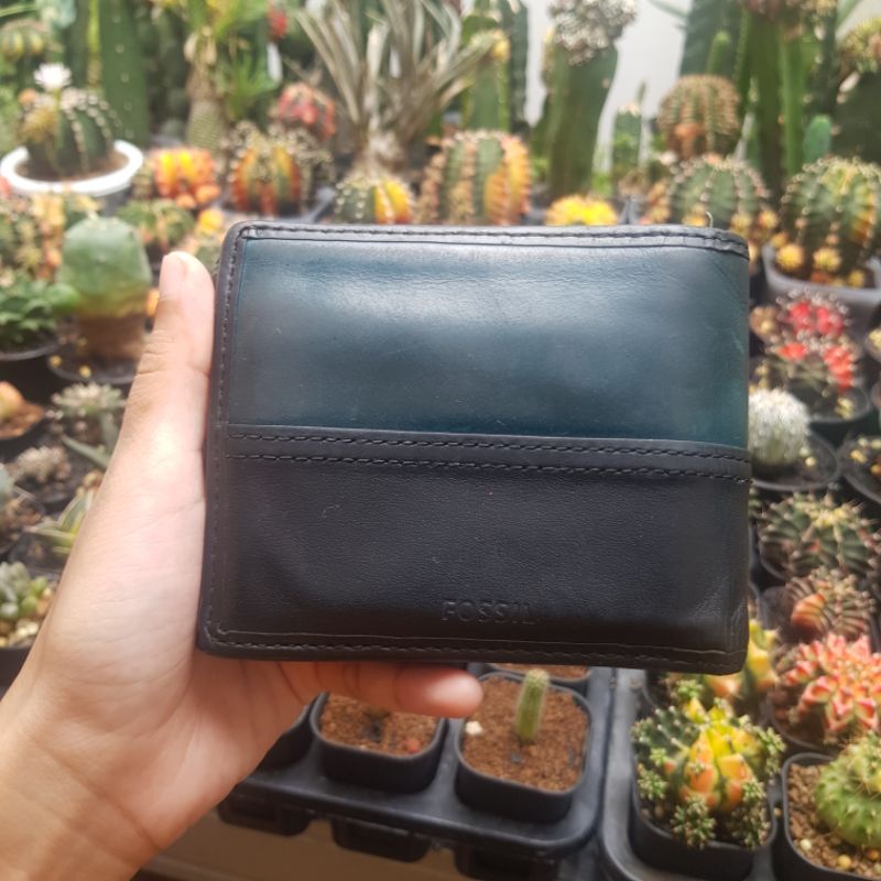 preloved fossil men wallet